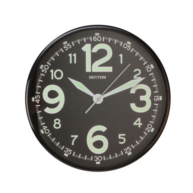 Rhythm Wall Clock With Luminous Dial