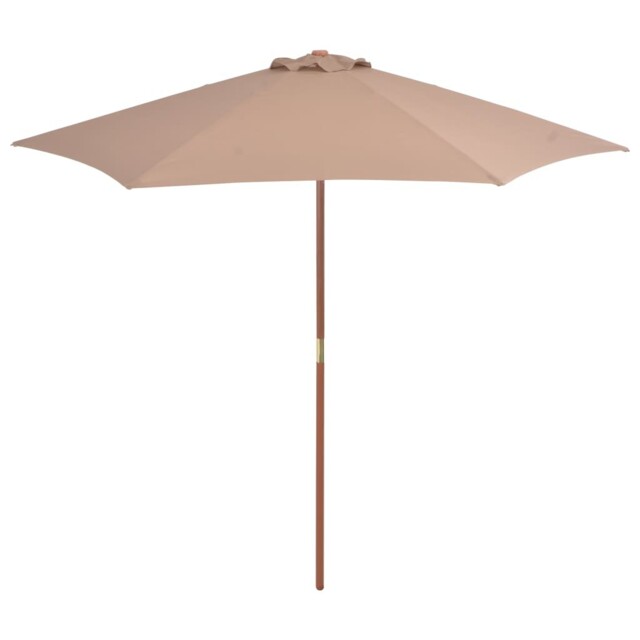 Garden Parasol 270x270 Cm Wooden Pole