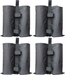Double Pocket Gazebo Sandbags Pack Of 4 Sturdy Gazebo Tent Canopy Leg