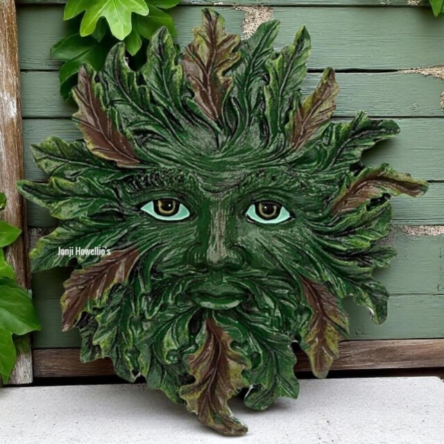 Green Man Tree Ent Spirit Wall Plaque Garden Ornament Home Patio Lawn