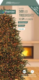 Premier 500 Led Multi Action Treebrights With Timer Red & Vintage