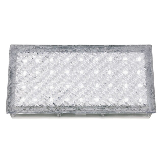 16 Led Clear Rectangle Walkover Pathway Outdoor Recessed Light With