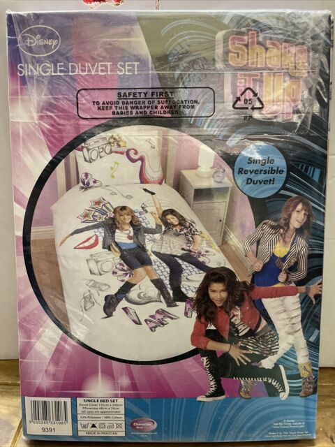 Disney Shake It Up Glow Girl Single Size Duvet Set Cover And