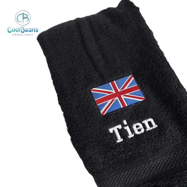 Union Jack Towel - Personalised - Flannel / Hand Towel / Bath Towel