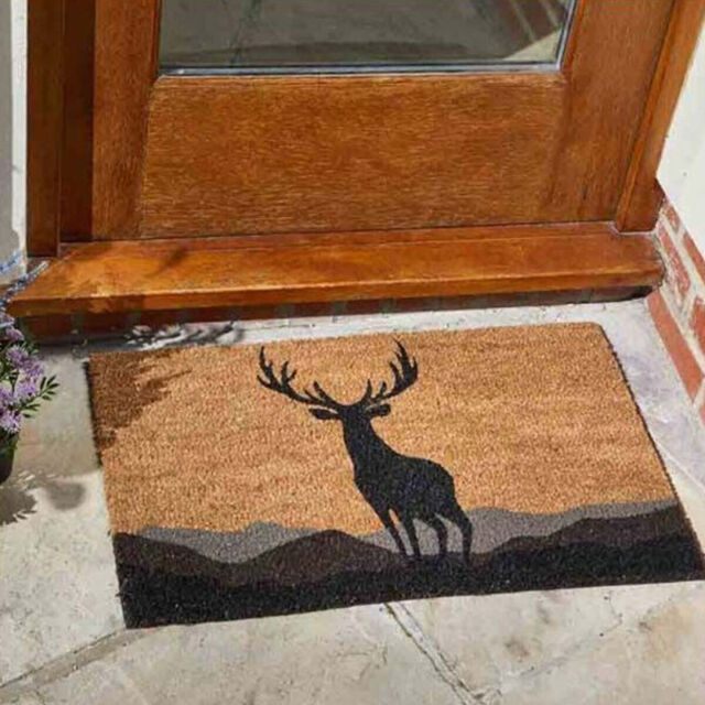 Smart Garden Door Mat - Monarch Stag - 74cm X 45cm