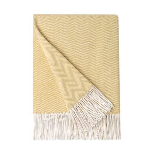 Bourina Herringbone Sofa Throw Blanket Faux Cashmere Lightweight Soft