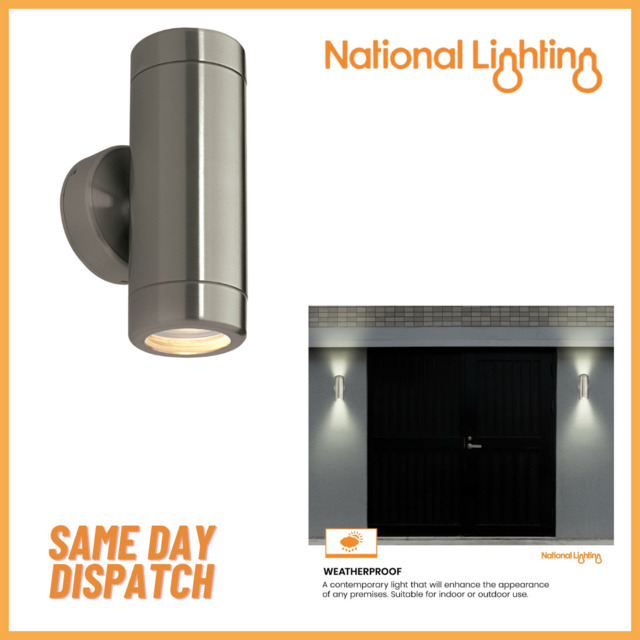 Dimmable Up Down Led Wall Light Gu10 Garden Security Light Ip65