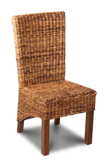 Solid Wood Rattan Rollback Dining Chair Furniture