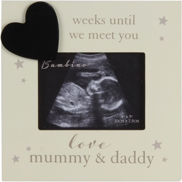 Bambino Countdown Baby Scan Frame-weeks Until We Meet You-love Mummy