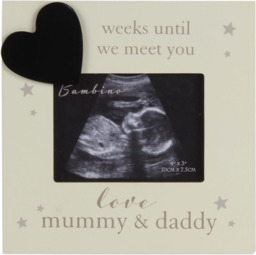 Bambino Countdown Baby Scan Frame-weeks Until We Meet You-love Mummy