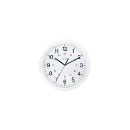 21162 Acctim Clock Quartz 30cm White