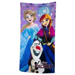 Frozen Bath Beach Towel Character Children Microfibre Girls Movie Anna