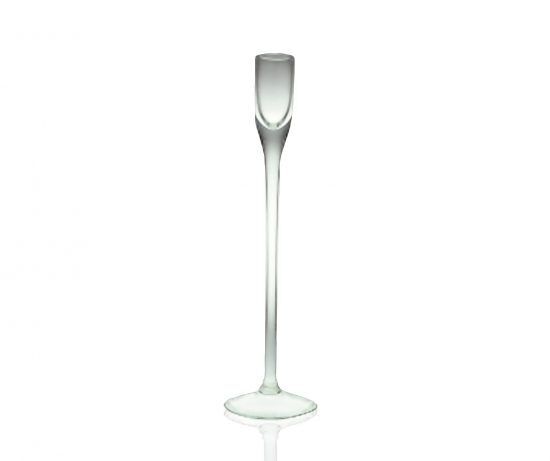 Glass Candlestick Holder Candle Small Tall - 25 Cm