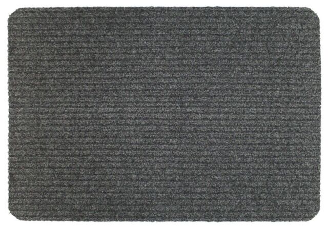 Groundsman Ribbed Non-slip Door Scraper Floor Mat - 50cm X 80cm -