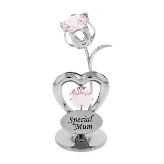 "Crystocraft Celebration Heart & Tulip - ""special Mum"""