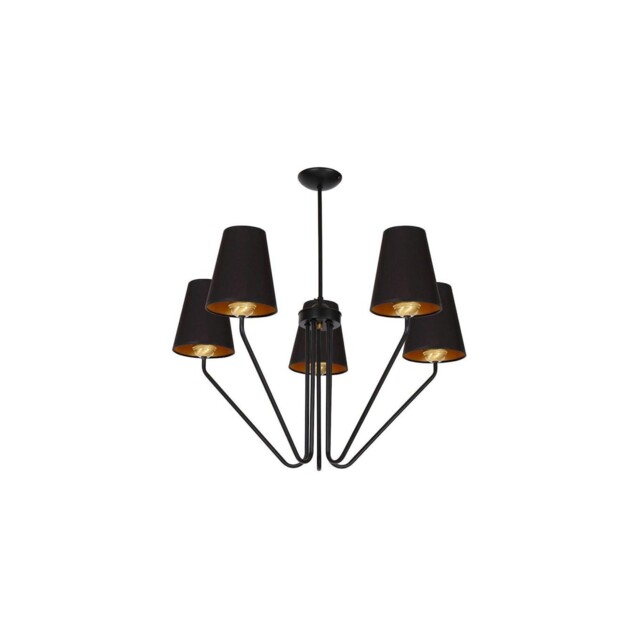 Chandelier Victoria Black 5xe27 Mlp4913