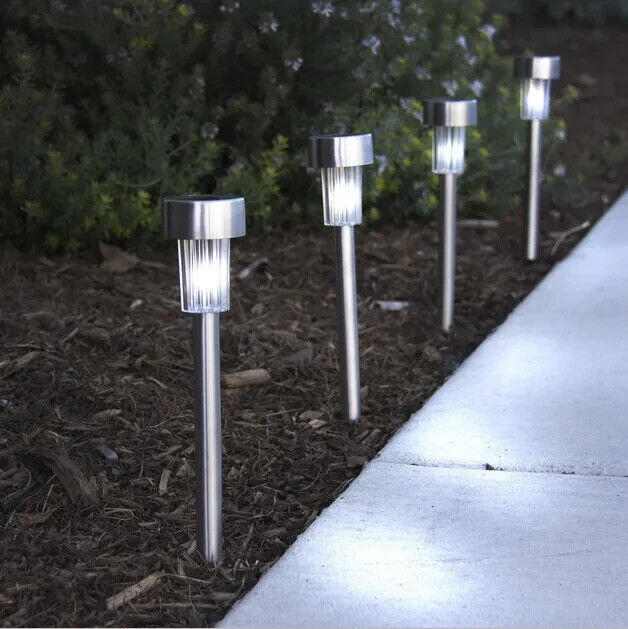 Kempton Stainless Steel Solar Light - 4 Pack