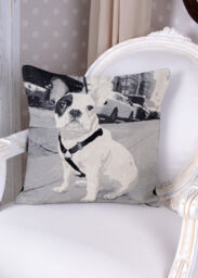 Decorative Pillow Gobelin French Bulldog Bully Pillow Cover