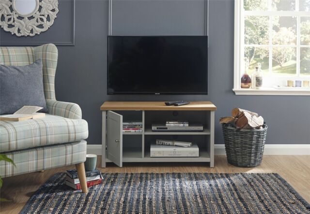Lancaster Living Room Small Tv Cabinet Grey