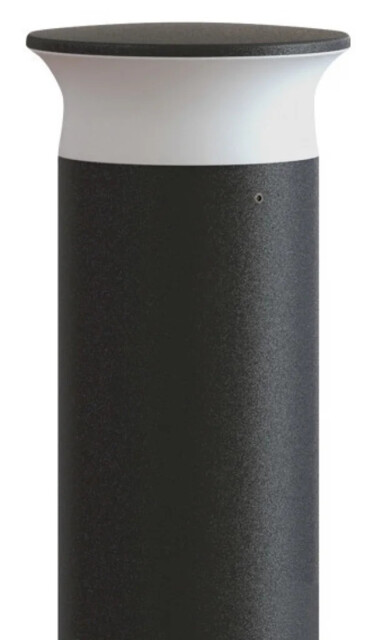 Outdoor Light Grey Bollard Ip65 Dark 400mm Integral Ilbda001-400