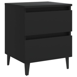 1/2x Bed Cabinet 40x35x50 Cm Chipboard Nightstand Room Multi Colors