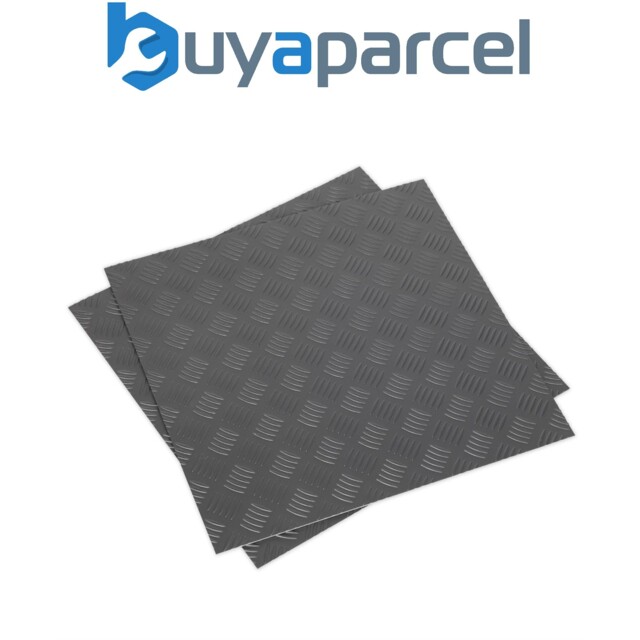 Sealey Ft1s Vinyl Floor Tile With Peel & Stick Backing Silver