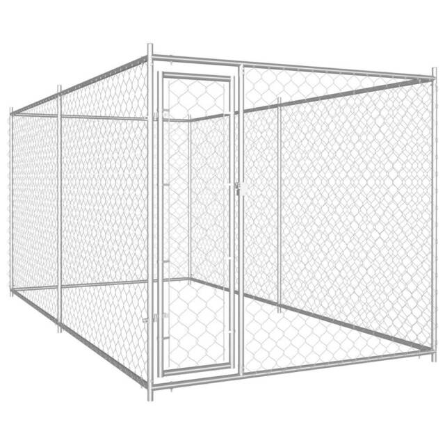 Outdoor Dog Kennel 382x192x185 Cm Vidaxl