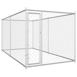 Outdoor Dog Kennel 382x192x185 Cm Vidaxl