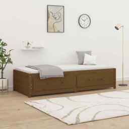 Day Bed Honey Brown 80x200 Cm Solid Wood Pine Vidaxl