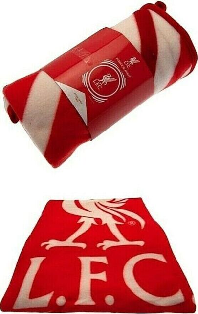 Liverpool Football Club Crested Large Fleece Blanket Lfc