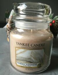 Yankee Candle Warm Cashmere Medium Jar + Small Jar Brand 2018 Eu