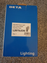 Deta L2875led6 Exterior Lighting Fixed Wall Light With Pir Sensor