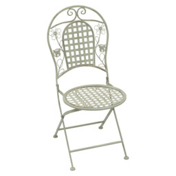 4 X Maribelle Folding Round Outdoor Garden Patio Chair White Floral