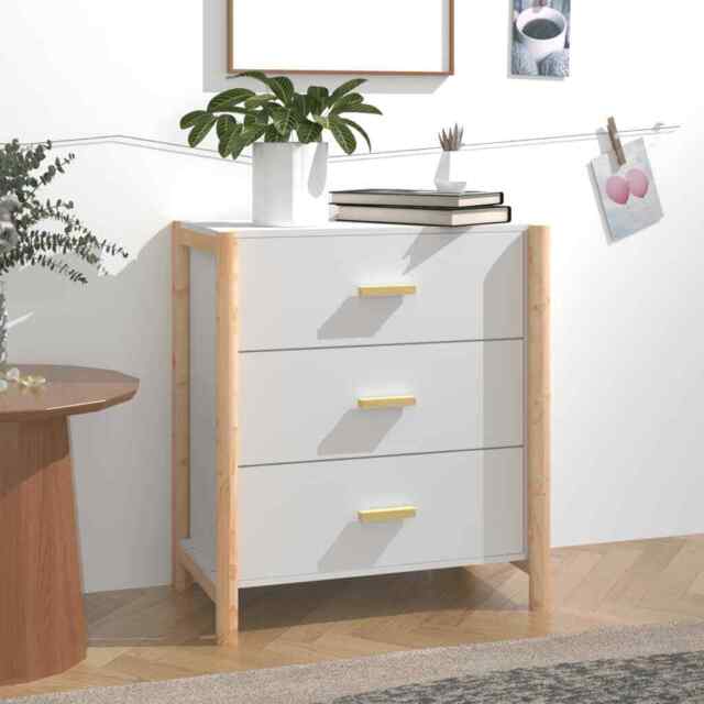 Sideboard White 62x38x70 Cm Engineered Wood Vidaxl