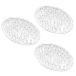 Idesign Hand Soap Holders, Small Oval Dish Made Of Durable Oval, Clear