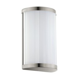 Eglo Led Wall Light Lamp Pedristella Nickel Matt 2 X 4.5w 920lm Warm