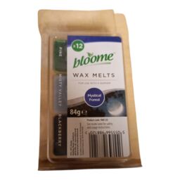 12 X Bloome Wax Melts, Pine, Misty Valley & Blackberry 84g - 17a