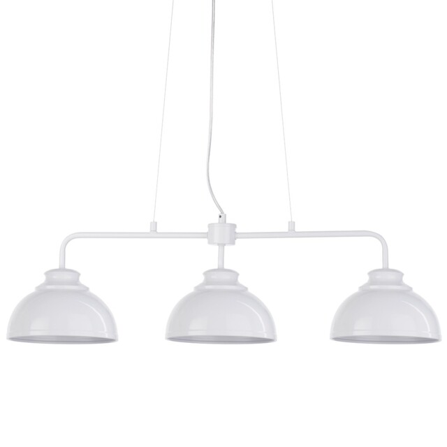 Litecraft Brooklyn Ceiling Pendant Industrial Diner Style 3 Light - 5
