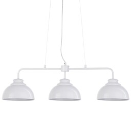 Litecraft Brooklyn Ceiling Pendant Industrial Diner Style 3 Light - 5