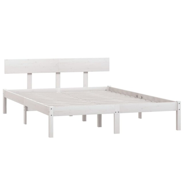 Solid Wood Pine Bed Frame Wooden Platform Bedstead Multi Colours/sizes