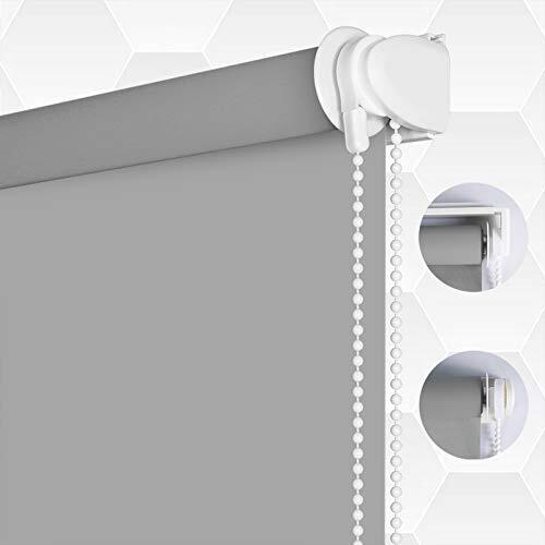 100% Blackout Waterproof Fabric Window Roller Shades Blind Thermal