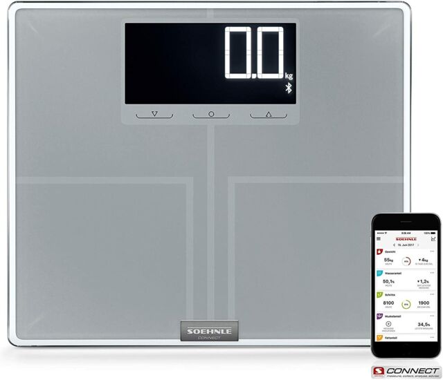 Soehnle Shape Sense Connect 200 Bluetooth Personal Digital Flat