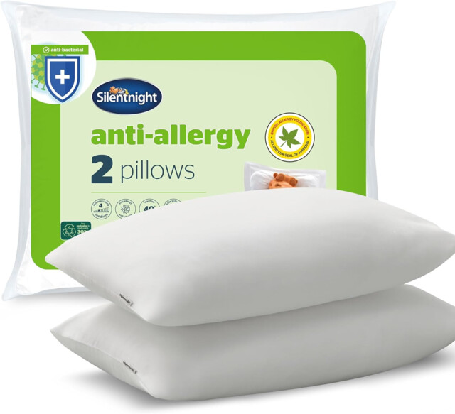 Silentnight Anti Allergy Pillow Pack Of 2 - Medium Support Anti