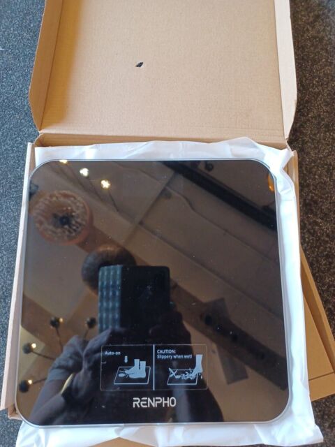Bn Renpho Digital Bathroom Scale - Nature. Piano Black With Digital