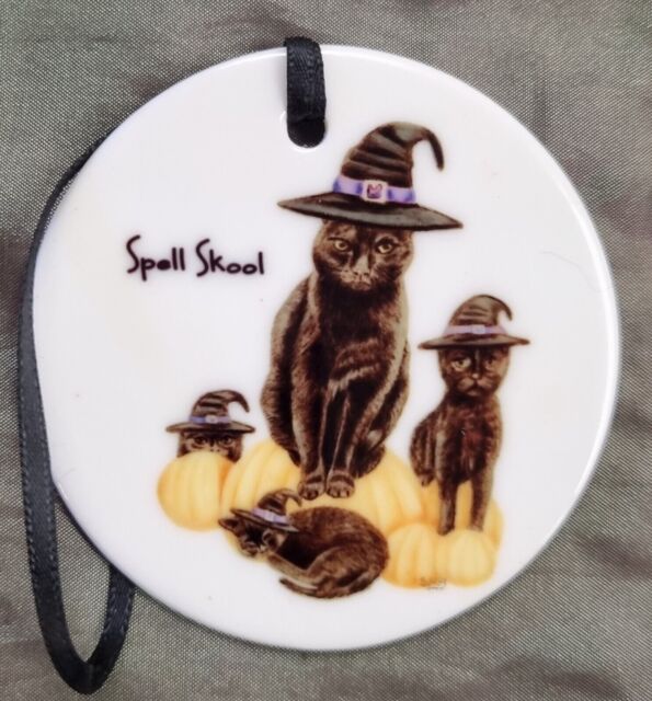 Black Cats Halloween Hanging Decoration By Stephanie Mcilwaine Animal