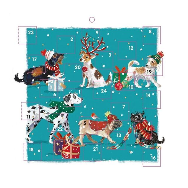 Paw-feet Christmas 230mm X 230 Mm Ling Advent Calendar