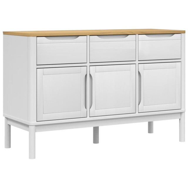Sideboard Cupboard Side Cabinet Home Storage Highboard Solid Wood Pine