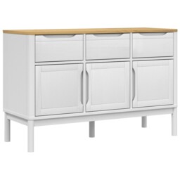 Sideboard Cupboard Side Cabinet Home Storage Highboard Solid Wood Pine