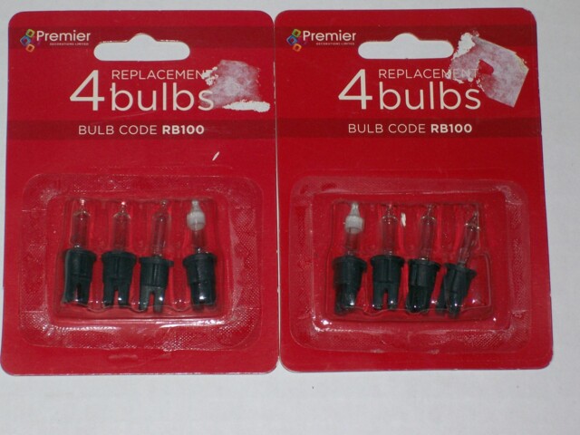 8 X Premier Rb100 Clear Spare Christmas Fairy Light Bulbs 2.5v 0.38w