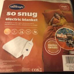 Silentnight So Snug Electric Blanket Single/energy Saving/3 Heat